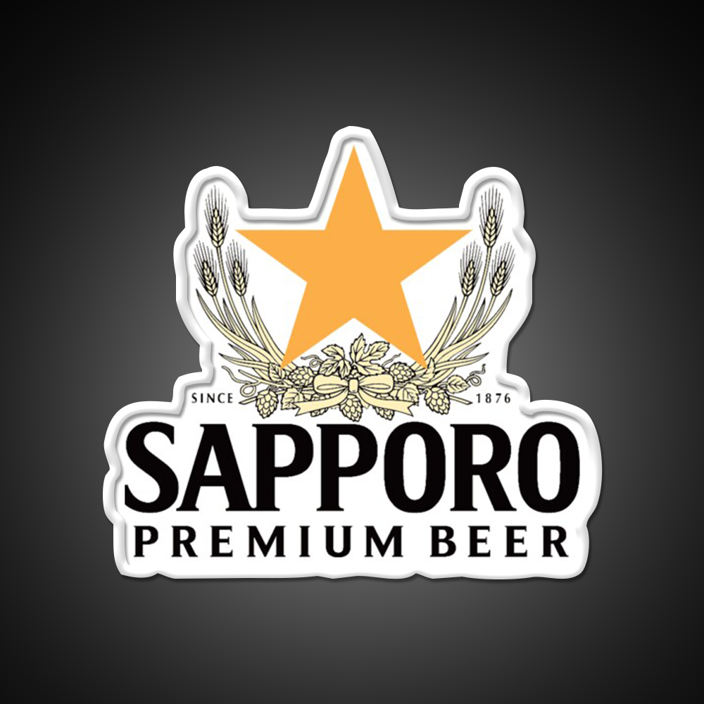 Sapporo Logo Beer Bar Decor Led Neon Sign Rgb Color - LED neon sign view 11