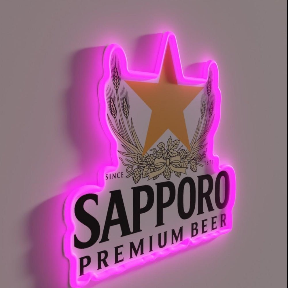 Sapporo Logo Rgb Led Neon Sign - Shineneon