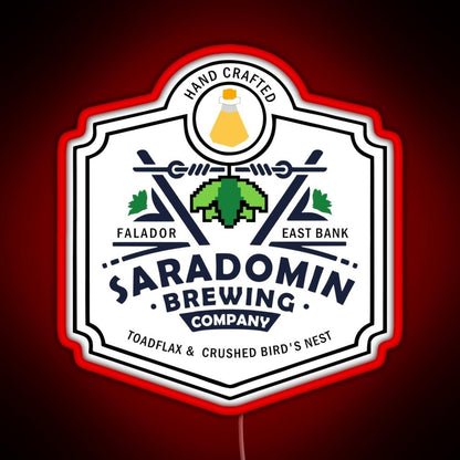 Saradomin Brewing Company Osrs Rgb Led Neon Sign Pop Wall Art - Shineneon