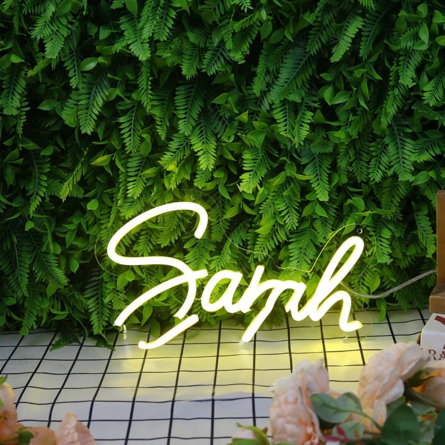 Sarah Yellow Led Neon Sign - Shineneon