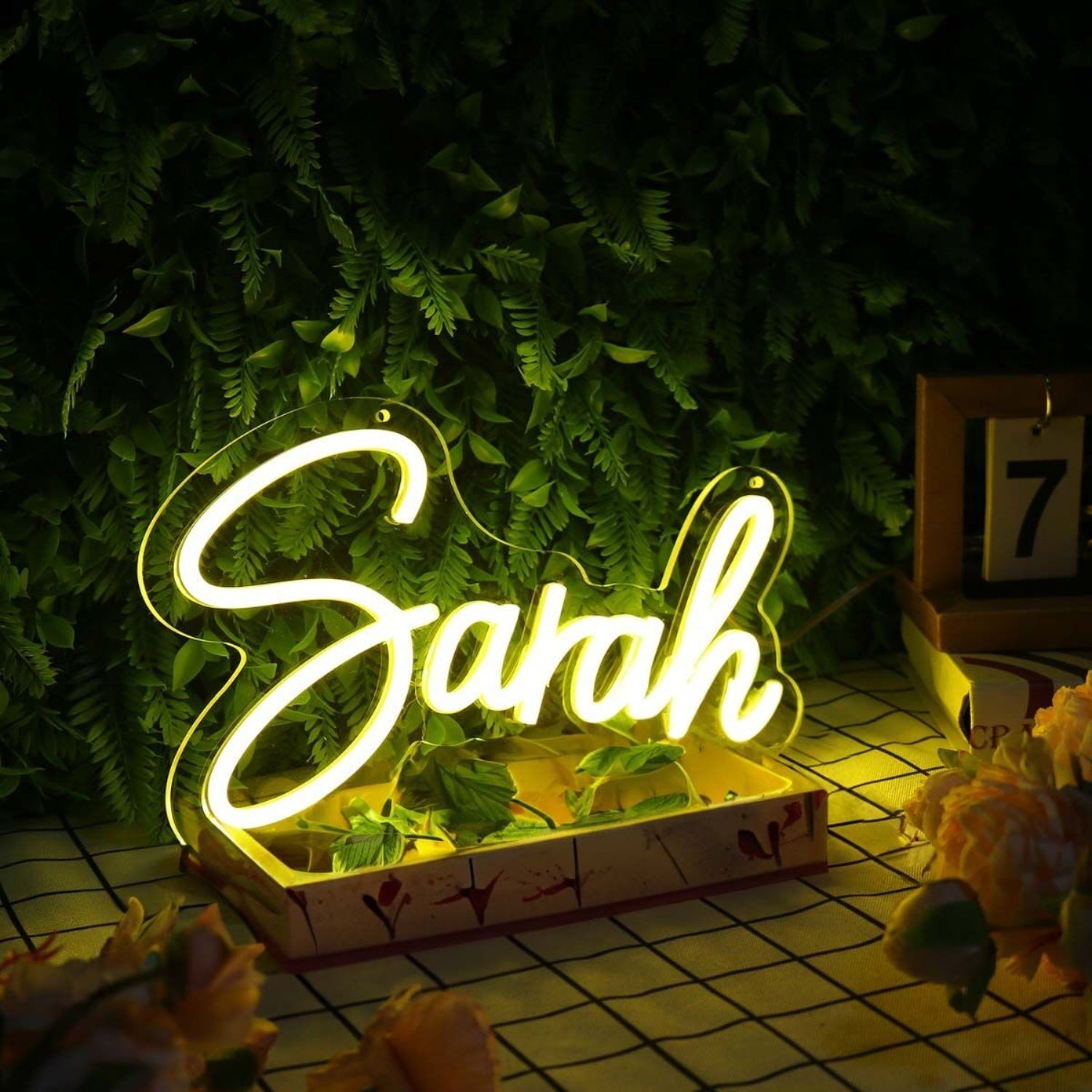 Sarah Yellow Led Neon Sign - Shineneon