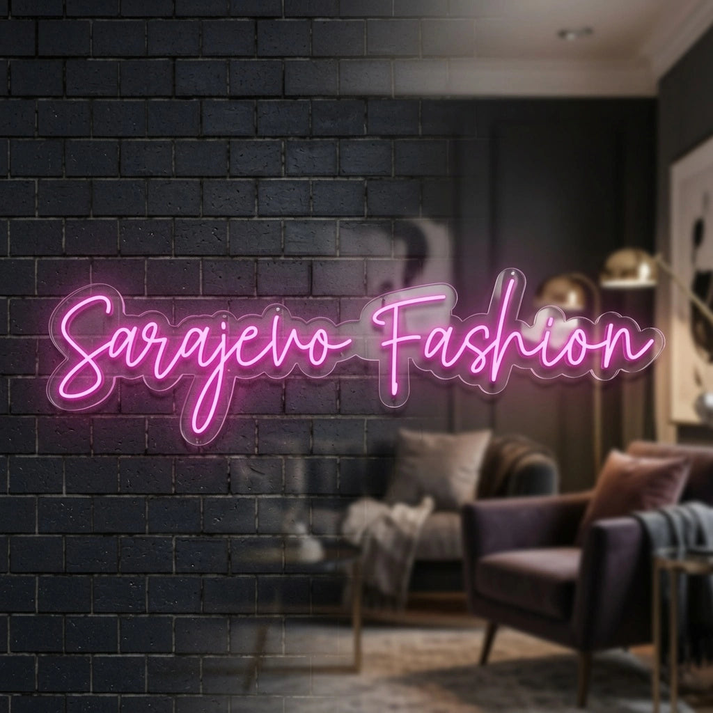 Sarajevo Fashion LED Neon Sign - 02 High-Converting Product Image