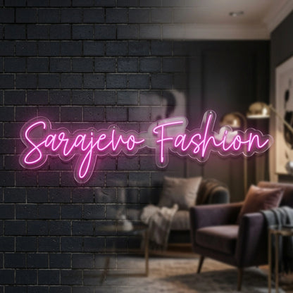 Sarajevo Fashion LED Neon Sign - 02 High-Converting Product Image