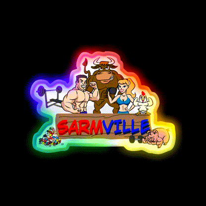 Sarmville Gym Fitness Led Neon Sign Rgb Color