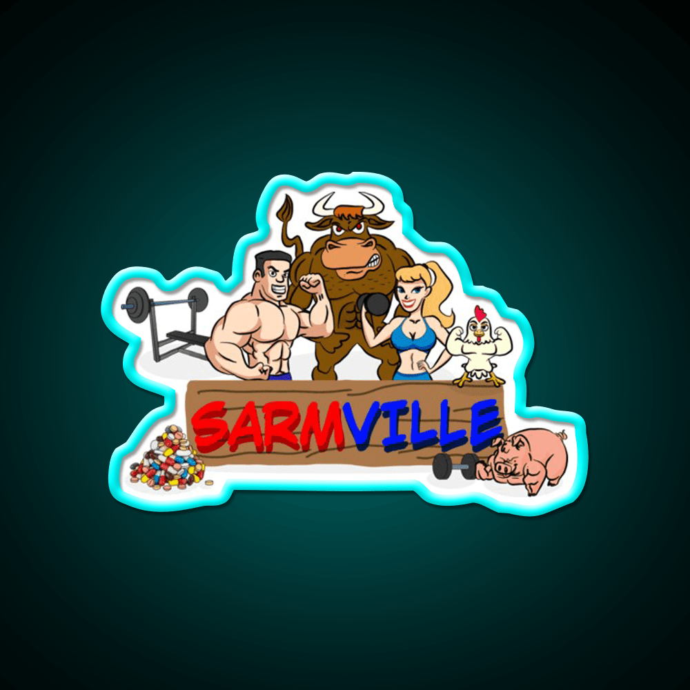 Sarmville Gym Fitness Led Neon Sign Rgb Color - Shineneon