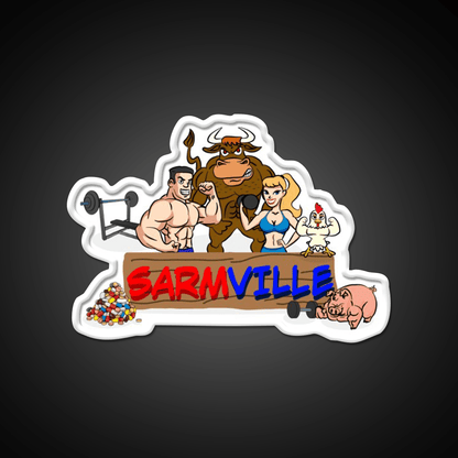 Sarmville Gym Fitness Led Neon Sign Rgb Color - Shineneon