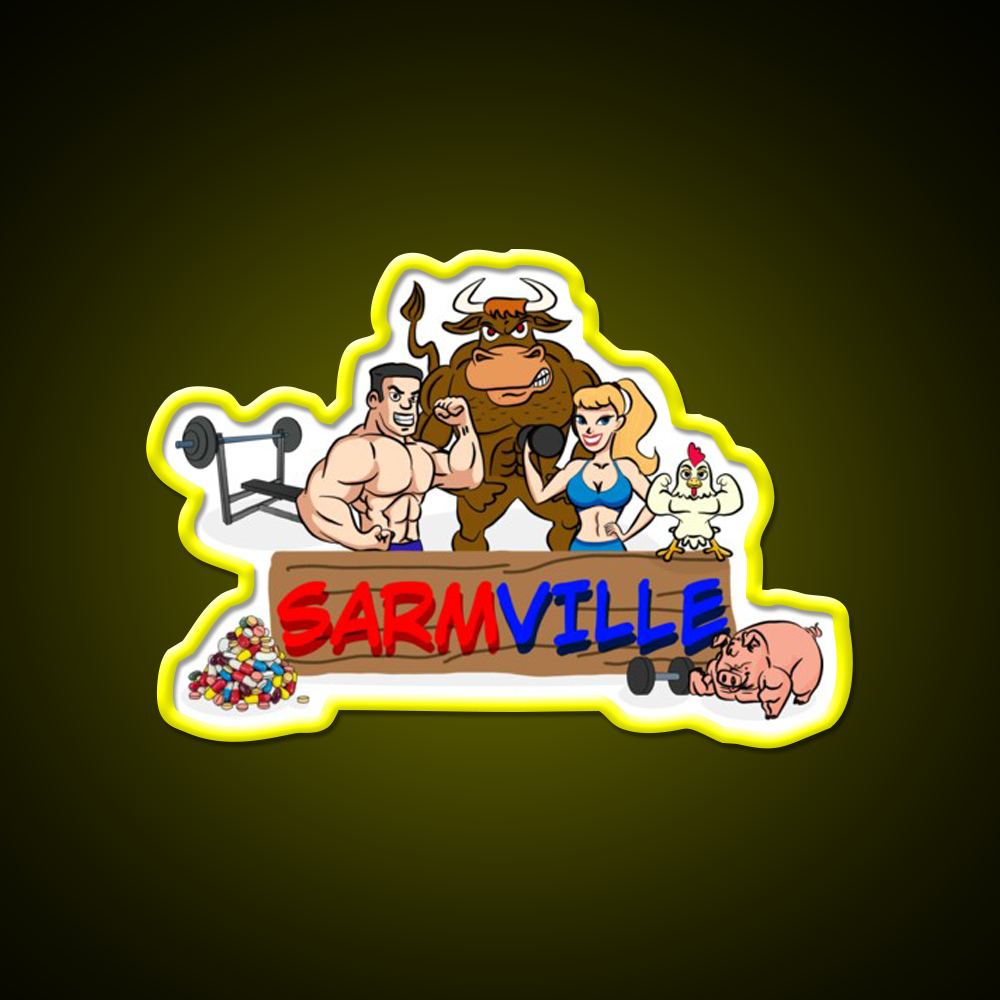 Sarmville Gym Fitness Led Neon Sign Rgb Color - LED neon sign view 7