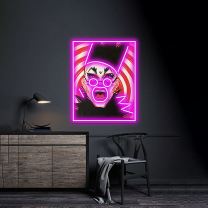 Sasha Velour Rupauls Drag Race Artwork Custom Led Signs | Shineneon