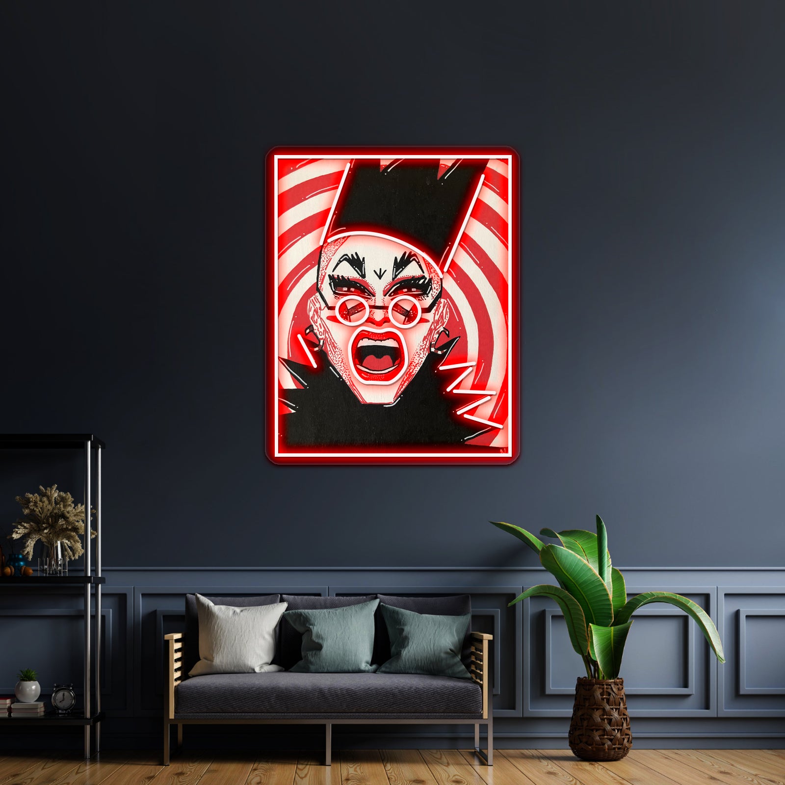Sasha Velour Rupauls Drag Race Artwork Custom Led Signs | Shineneon