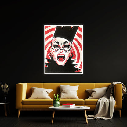 Sasha Velour Rupauls Drag Race Artwork Custom Led Signs | Shineneon