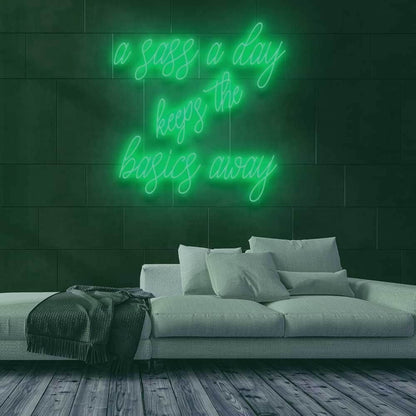 Sass A Day Led Neon Sign | Shineneon