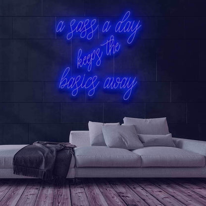 Sass A Day Led Neon Sign | Shineneon