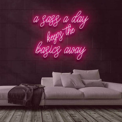 Sass A Day Led Neon Sign - Shineneon
