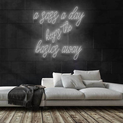 Sass A Day Led Neon Sign | Shineneon