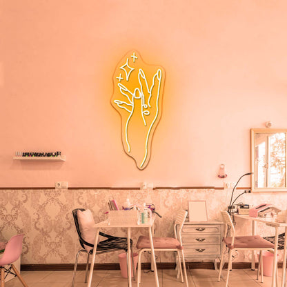 Sass Hand Beauty Saleon Led Neon Signs - Shineneon