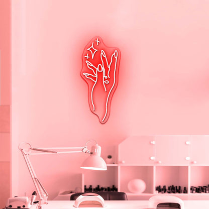 Sass Hand Beauty Saleon Led Neon Signs - Shineneon