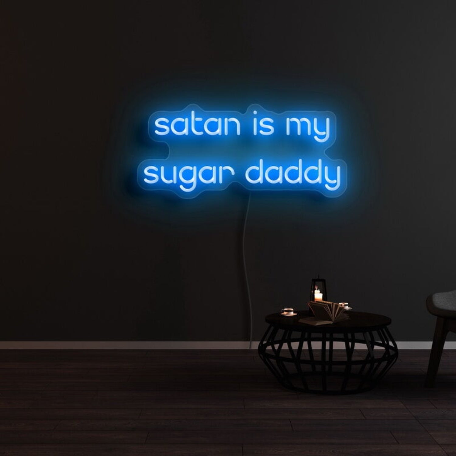 Satan Is My Sugar Daddy Neon Sign | Shineneon