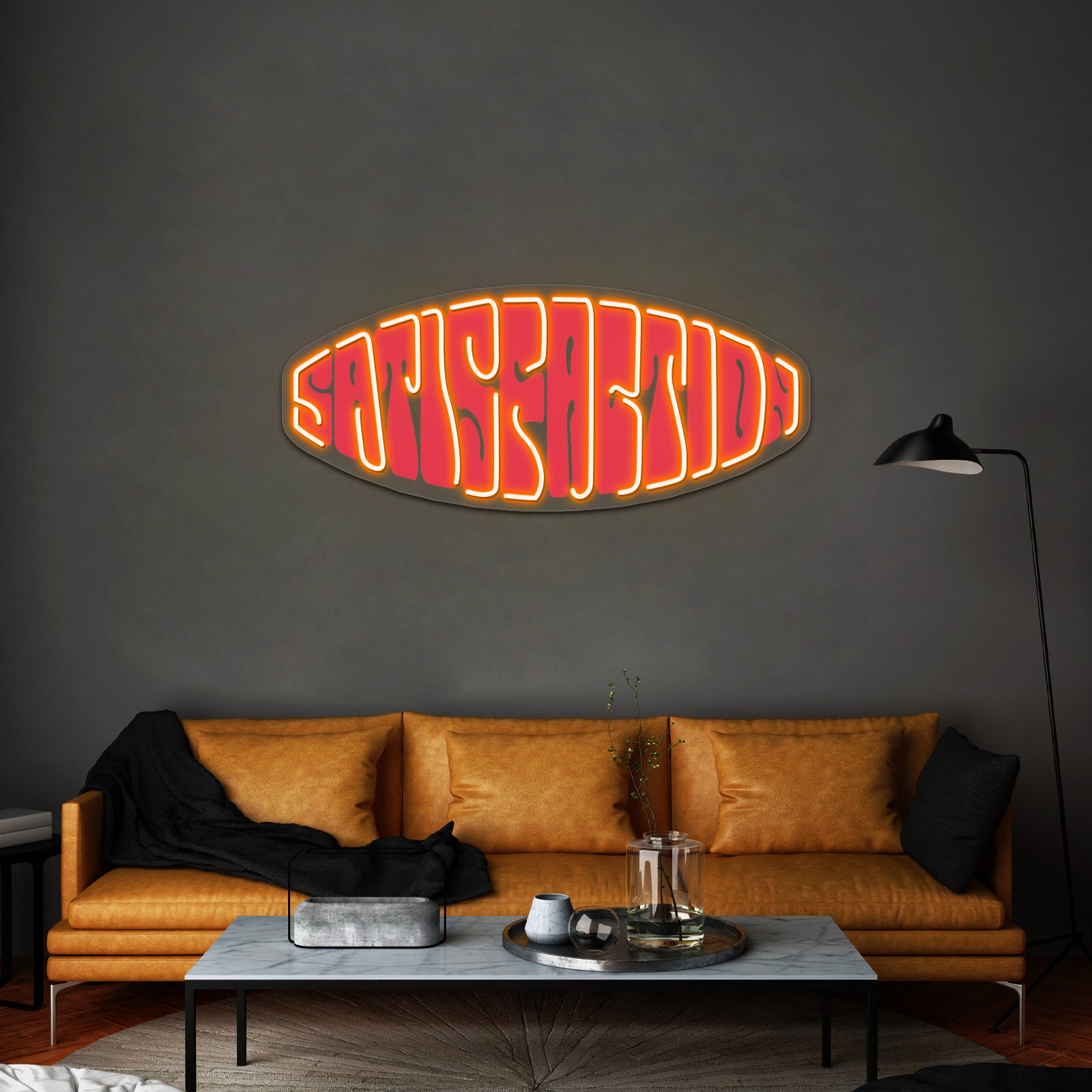 Satisfaction Classic Rock Song Artwork Custom Led Signs | Shineneon