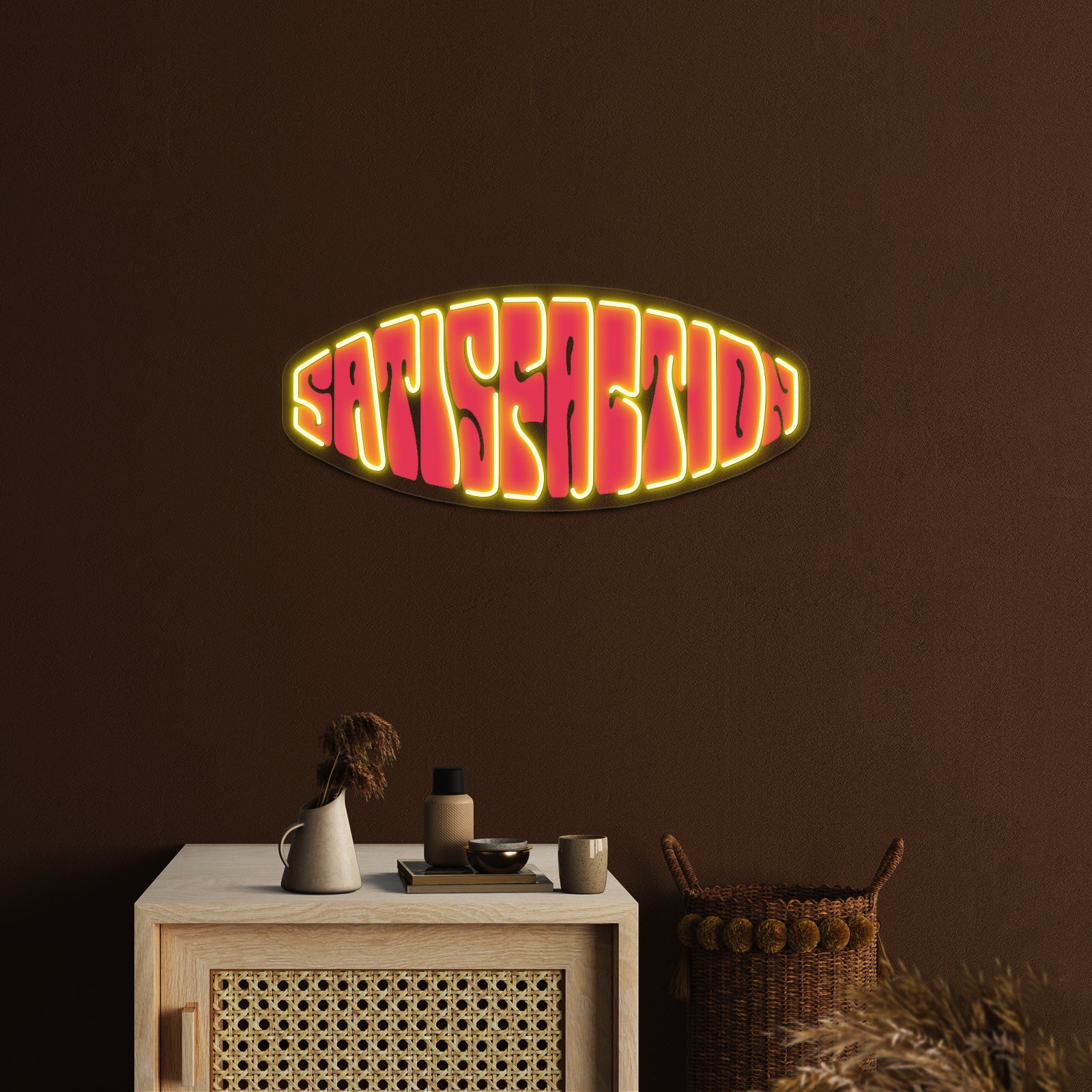 Satisfaction Classic Rock Song Artwork Custom Led Signs | Shineneon