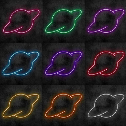 Saturn Led Neon Sign - Shineneon