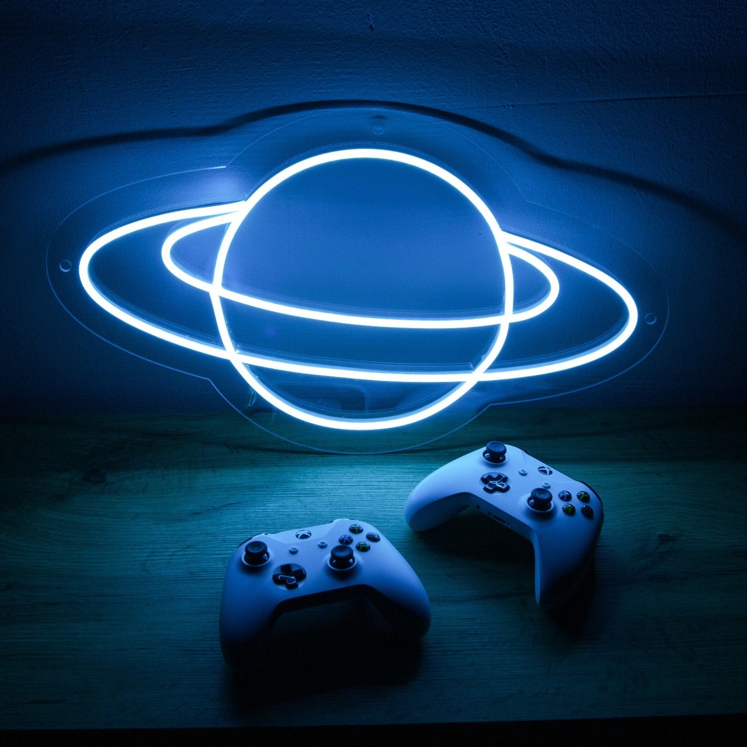 Saturn Led Neon Sign Bedroom Wall Art - Shineneon