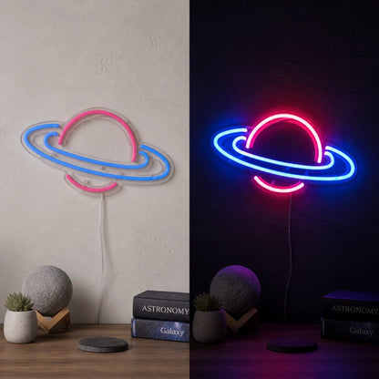 Saturn Planet Vintage LED Neon Sign - Shineneon