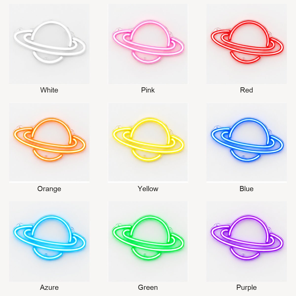 Saturn Planet Vintage LED Neon Sign Garage Neon Sign - Shineneon
