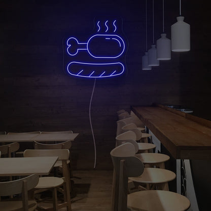 Sausage And Chicken Leg Led Neon Sign | Shineneon