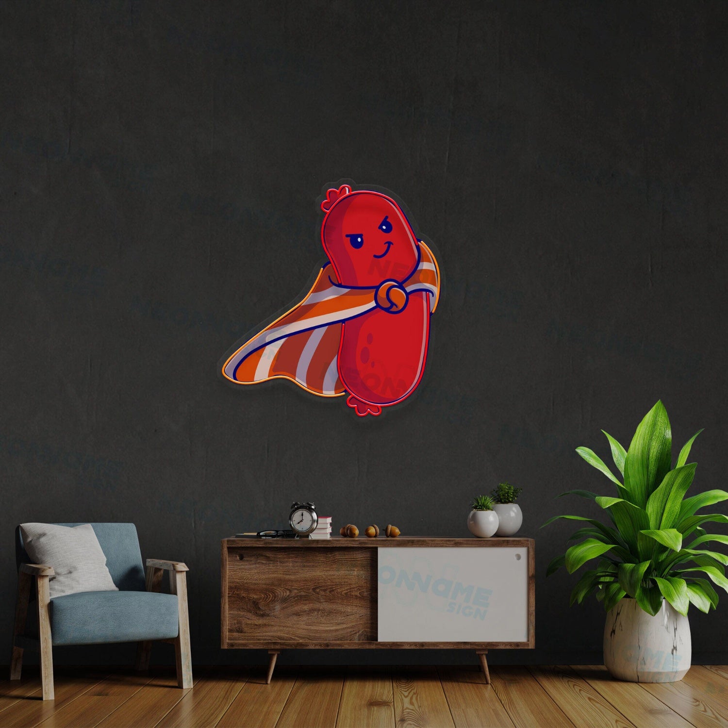 Sausage Led Uv Led Neon Sign Funny Restaurant Wall Decor Sausage Sign | Shineneon