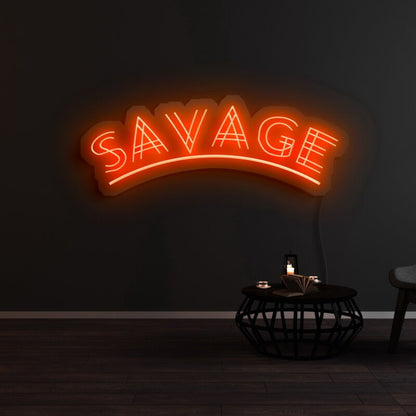 Savage Led Neon Sign For Bold And Playful Spaces | Shineneon