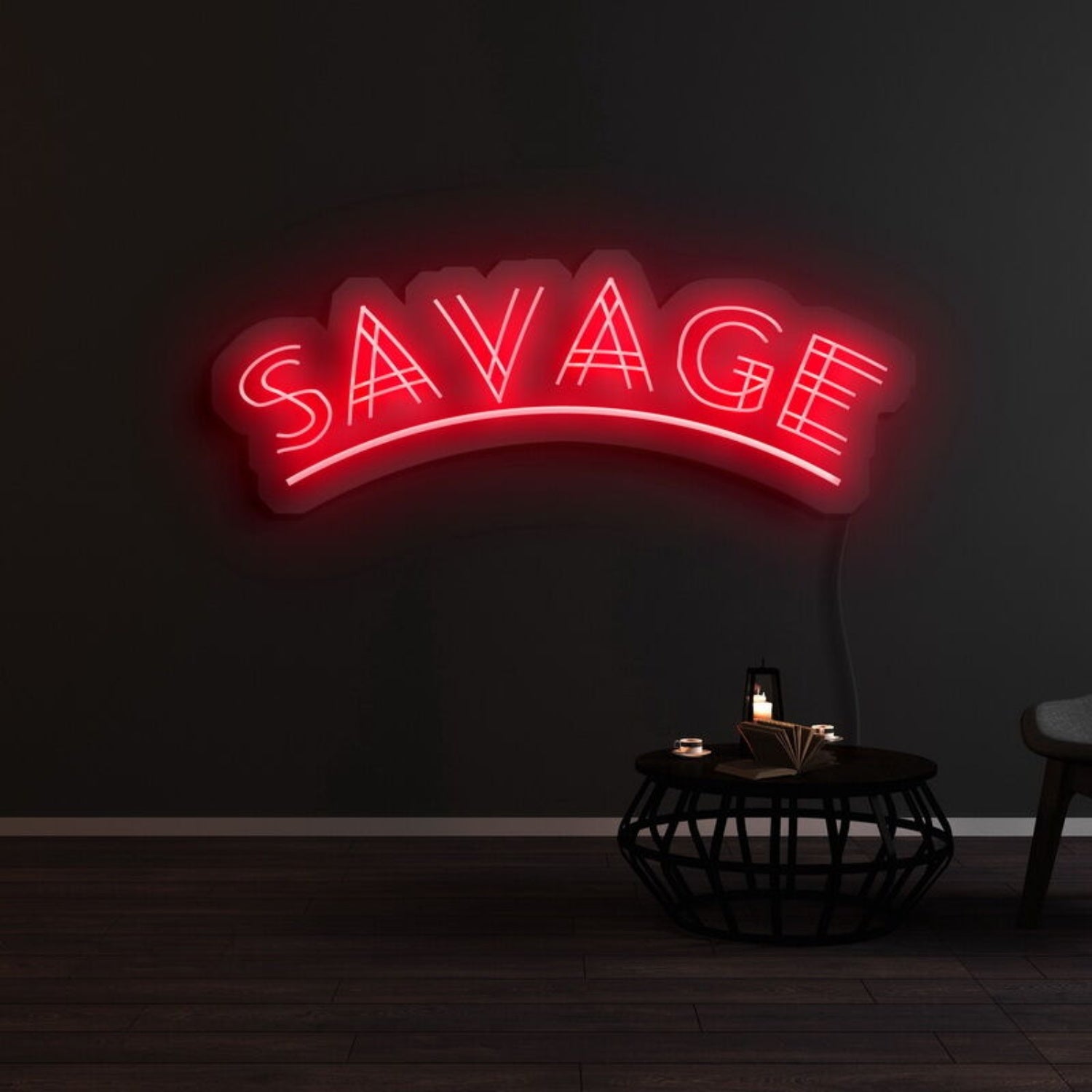 Savage Led Neon Sign For Bold And Playful Spaces | Shineneon