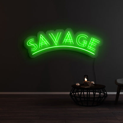 Savage Led Neon Sign For Bold And Playful Spaces | Shineneon