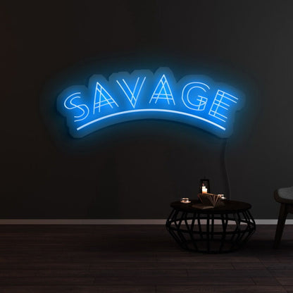 Savage Led Neon Sign For Bold And Playful Spaces | Shineneon