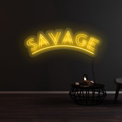 Savage Led Neon Sign For Bold And Playful Spaces | Shineneon