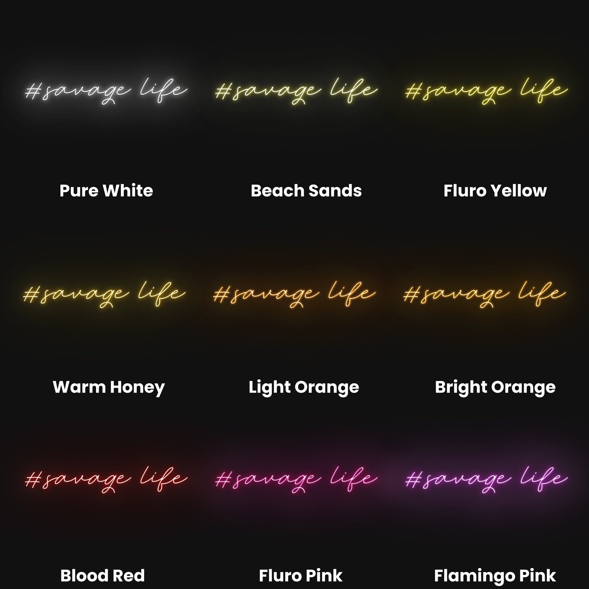 Savage Life Led Neon Sign | Shineneon
