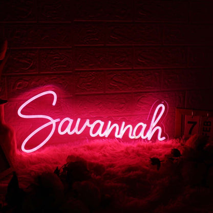 Savannah Red Led Neon Sign - Shineneon