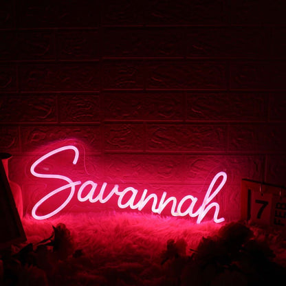 Savannah Red Led Neon Sign - Shineneon