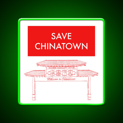 Save Chinatown Asian Cultural Led Neon Sign Rgb Color - LED neon sign view 8