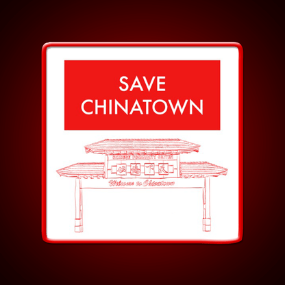 Save Chinatown Asian Cultural Led Neon Sign Rgb Color - Shineneon