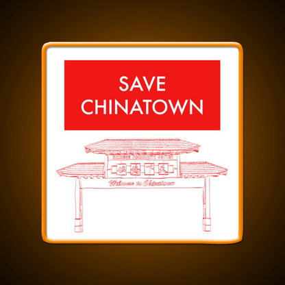 Save Chinatown Asian Cultural Led Neon Sign Rgb Color - Shineneon