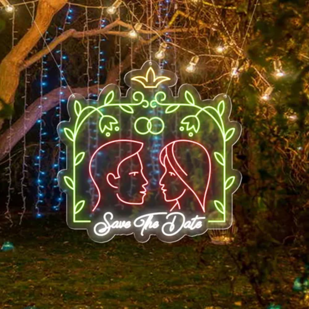 Save The Date Led Neon Sign | Shineneon