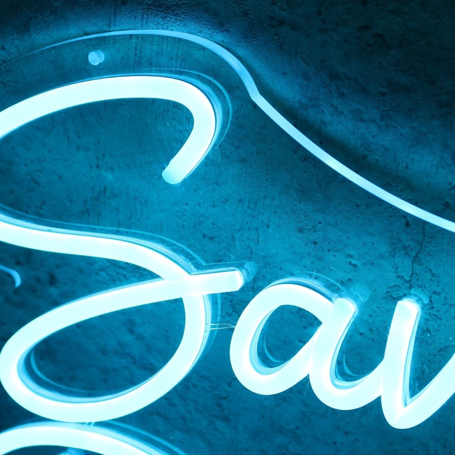Save Water Drink Tequila Blue Led Neon Sign - Shineneon