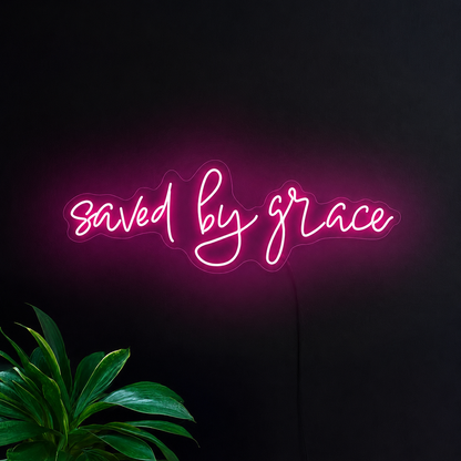 Saved By Grace LED Neon Sign - 01 Original Product Image
