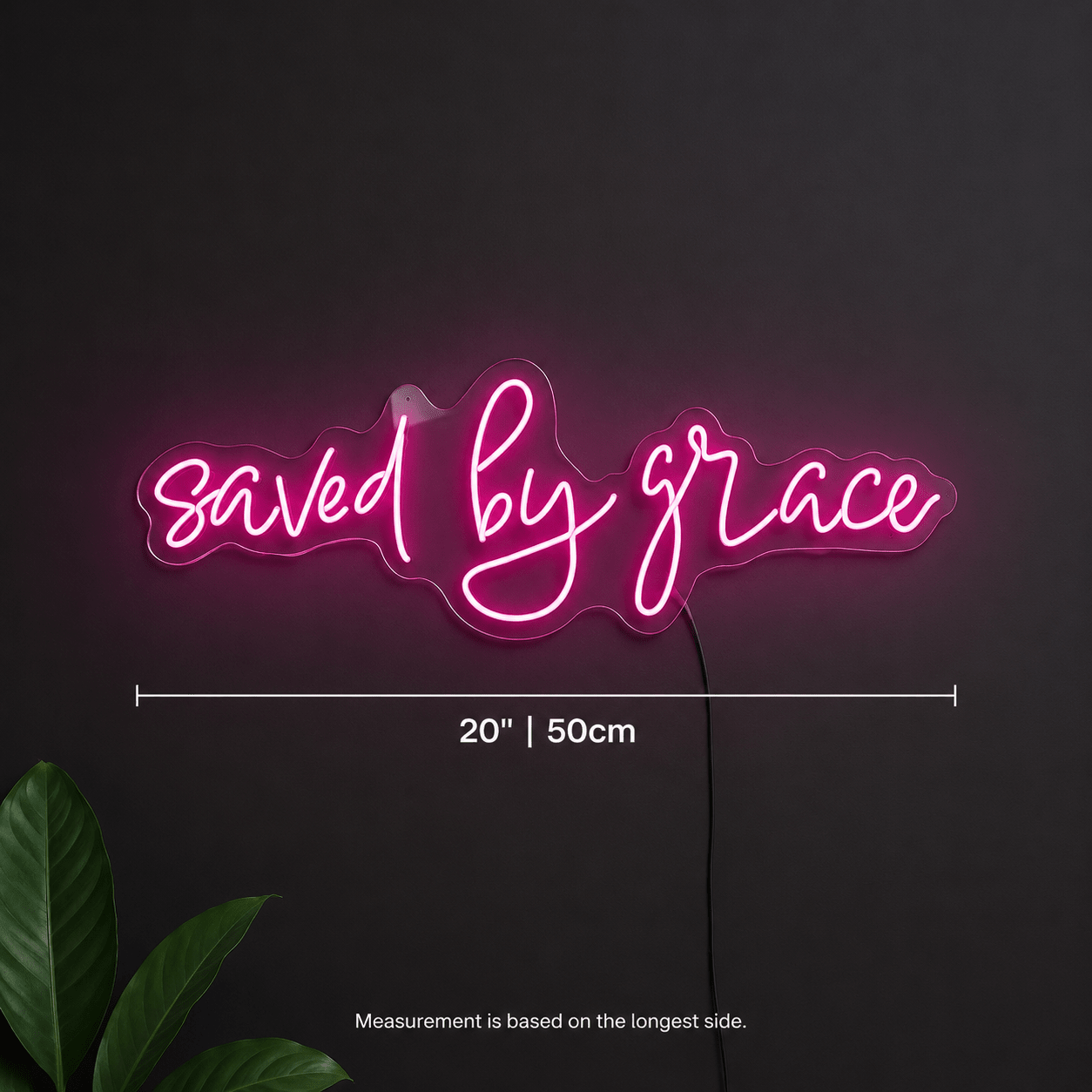 Saved By Grace LED Neon Sign - Shineneon