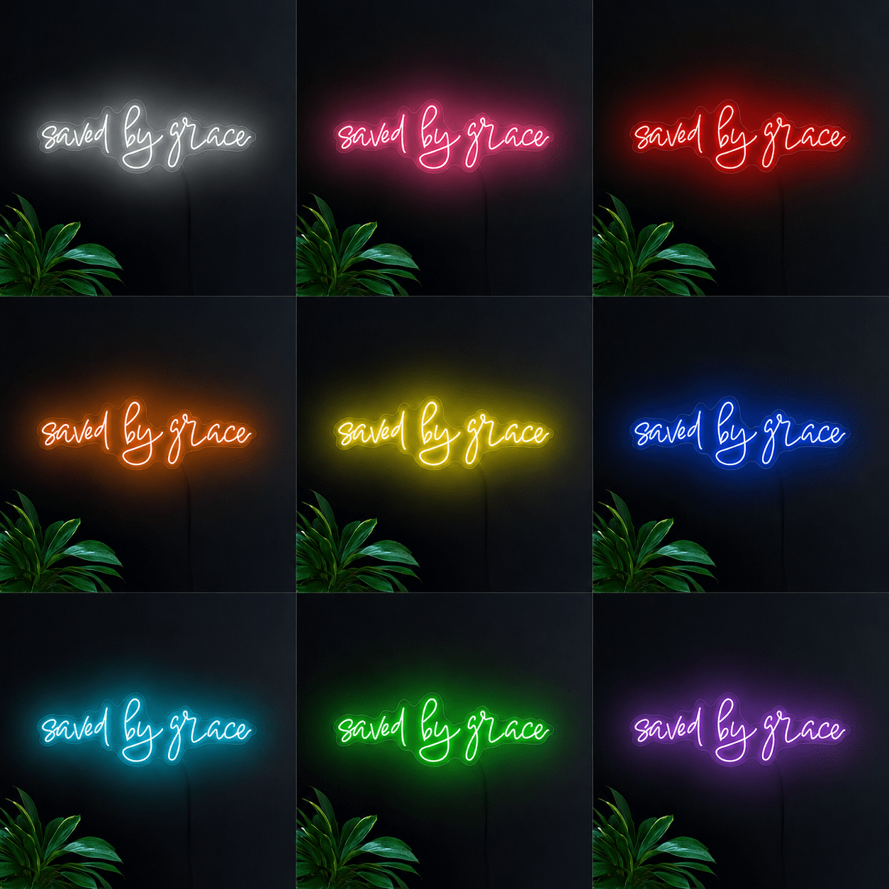 Saved By Grace LED Neon Sign - Shineneon