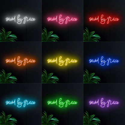 Saved By Grace LED Neon Sign - Shineneon
