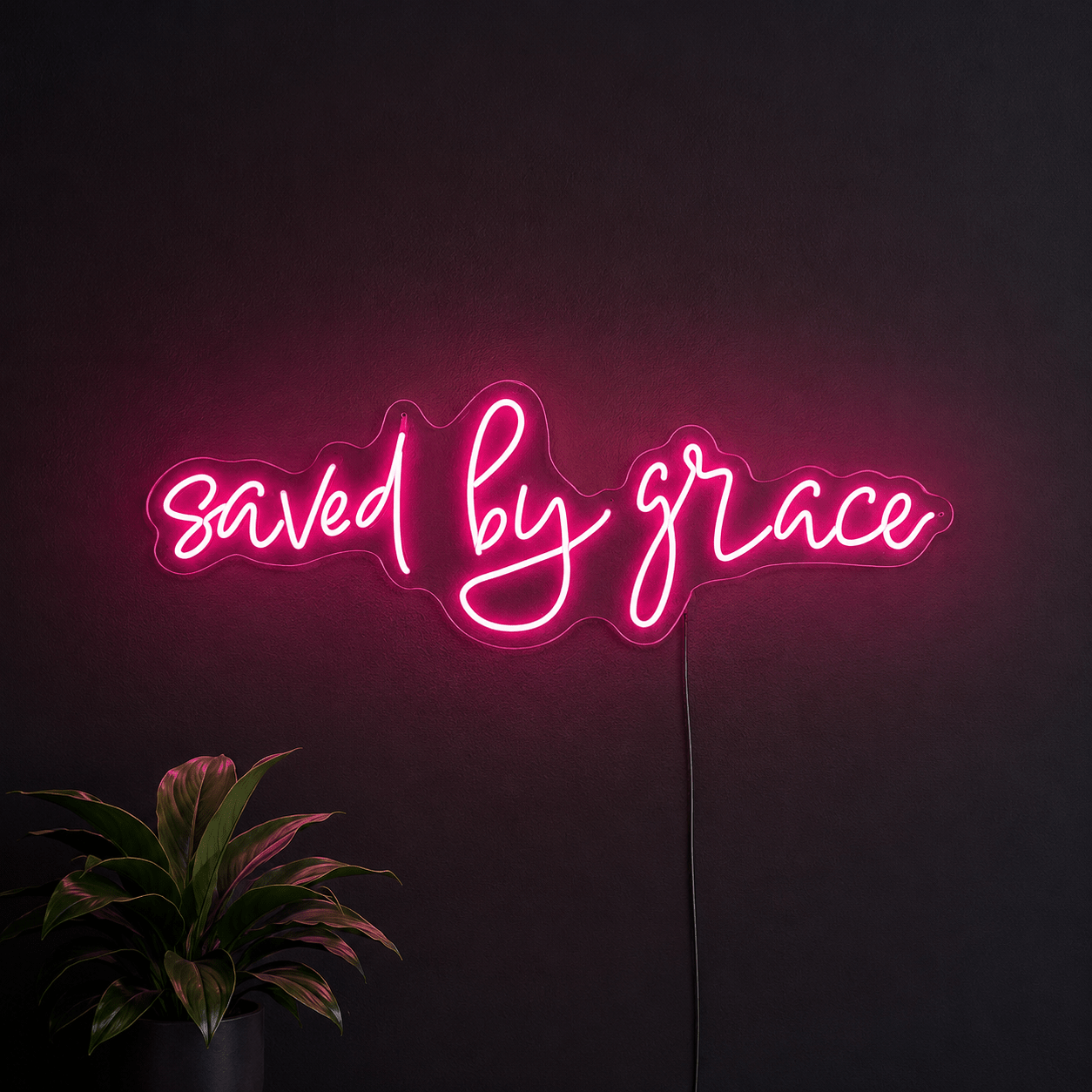Saved By Grace LED Neon Sign - Shineneon
