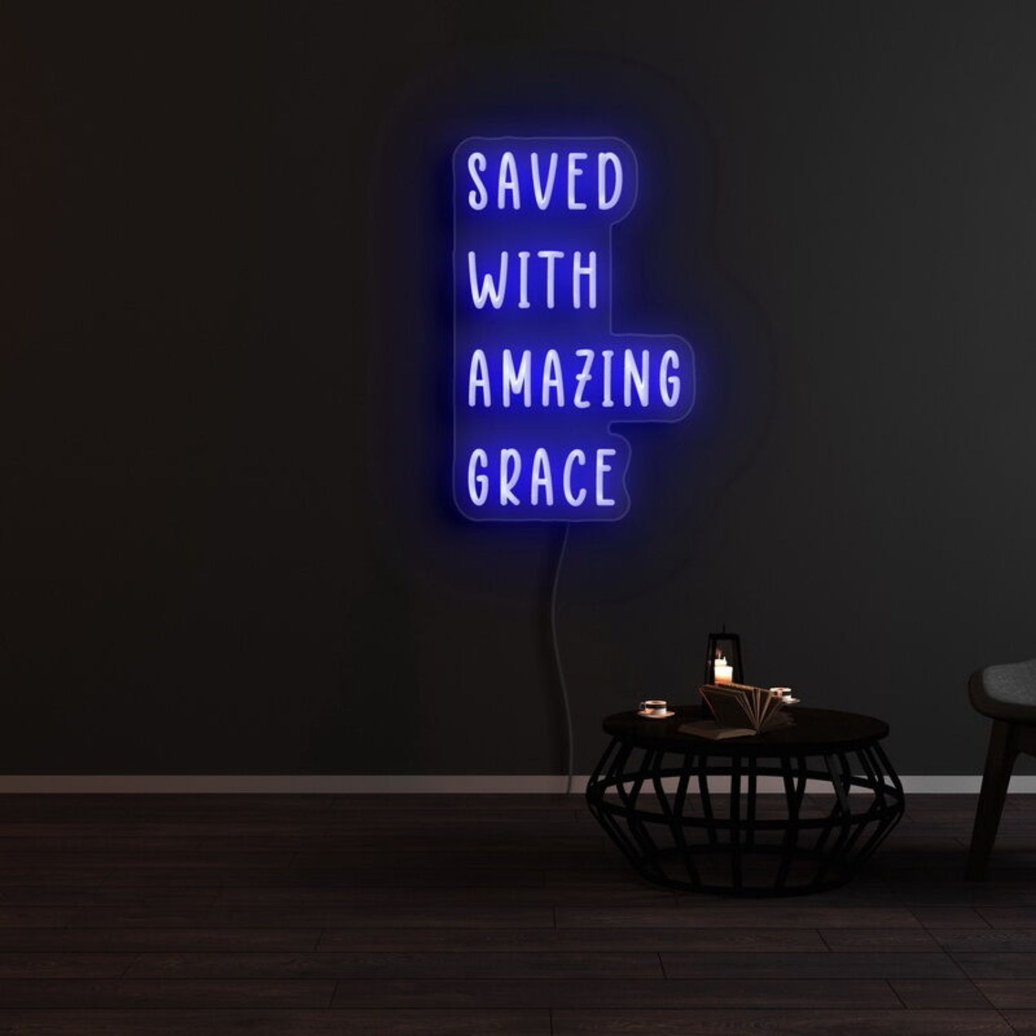 Saved With Amazing Grace Led Neon Sign - Shineneon