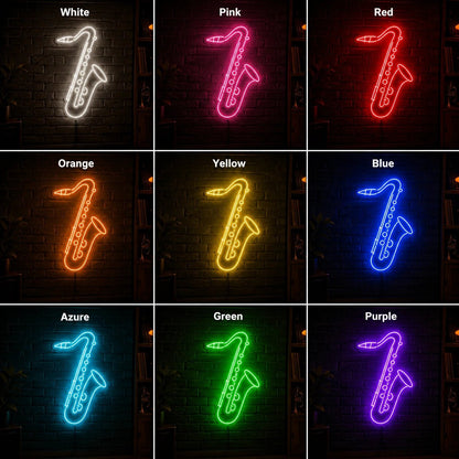 Saxophone LED Neon Sign Man Cave Neon Sign - Shineneon