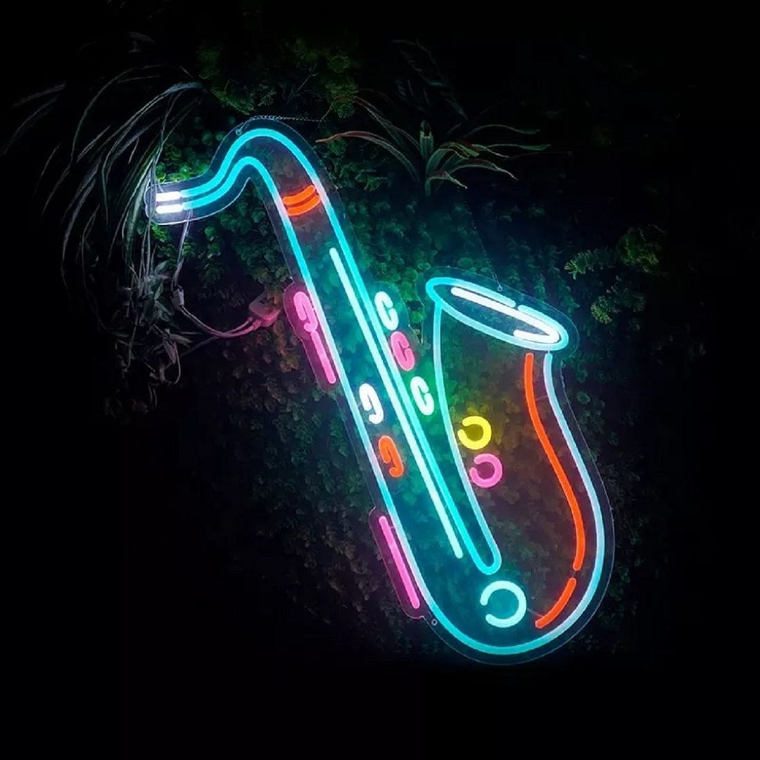 Saxophone Led Sign Business Neon Signs Wall Art